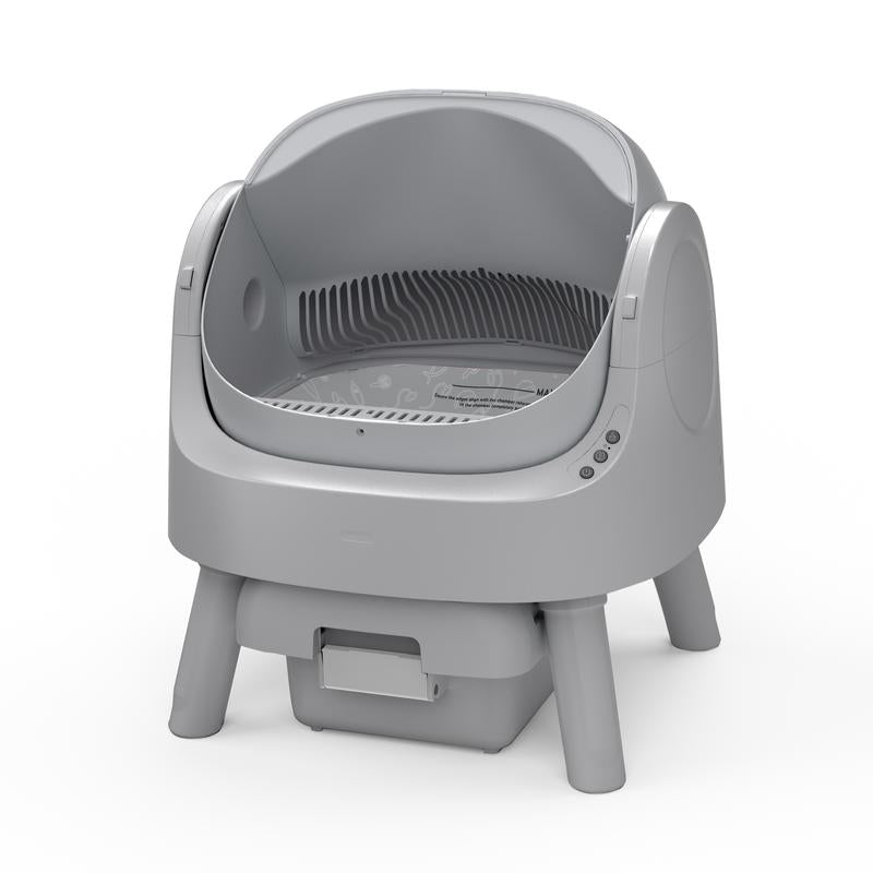 【Limited to 100 orders, off sale when sold out.】PetPivot Autoscooper 11 Open-Top Self-Cleaning Cat Litter Box，Odor-Free Waste Disposal includes Trash Bags